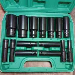 15 pcs Sockets 1/2  METRIC