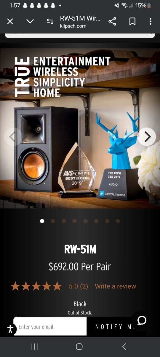 Klipsch Reference Speakers