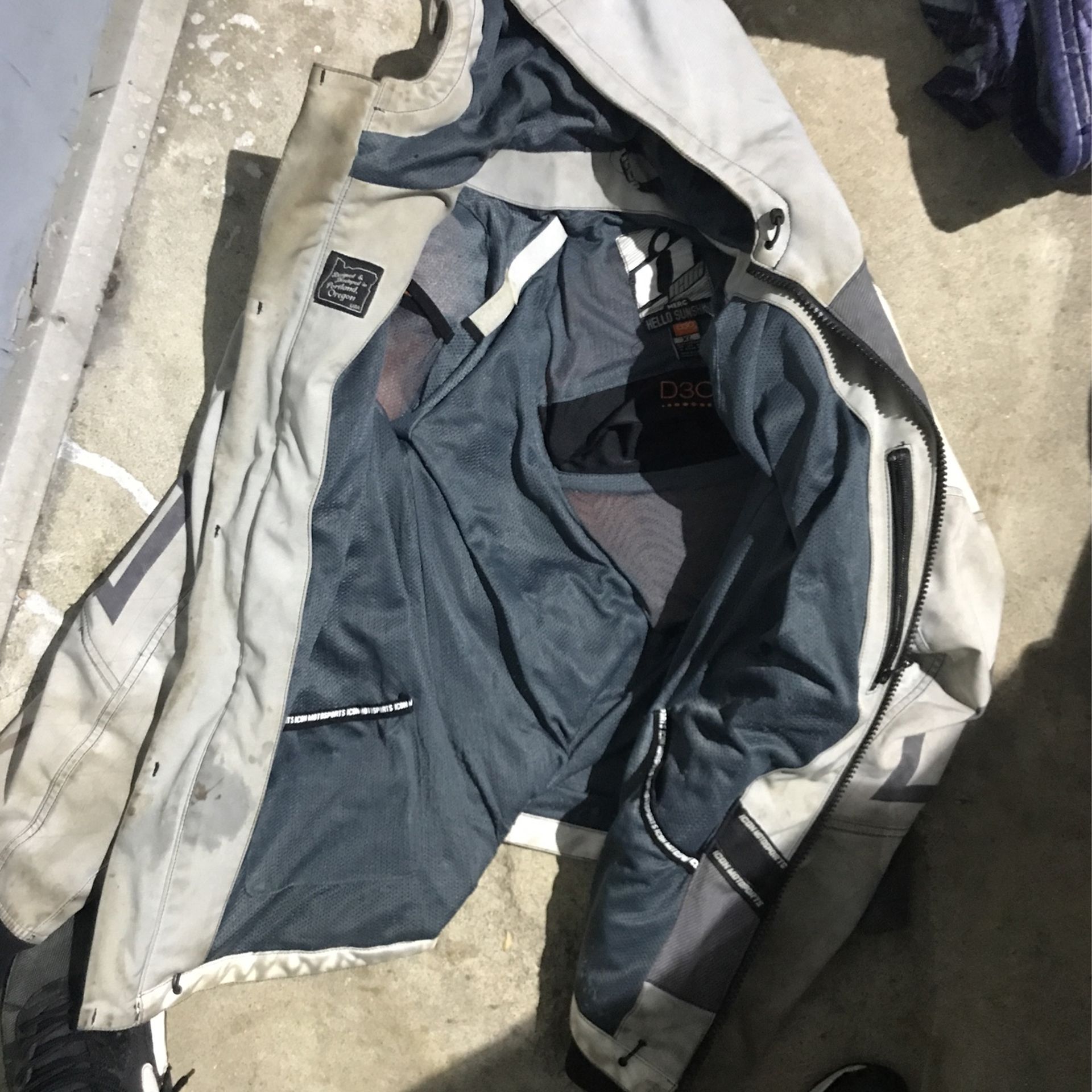 ICON MERC HELLO SUNSHINE D30 4 Motorcycle Hooded Jacket - Men