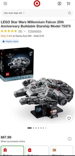 Star wars Millennium falcon Lego