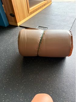 Blow up camping sleeping pad
