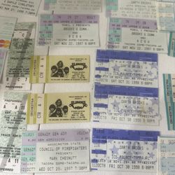 🎟️ Vintage Country Concert Ticket Stubs LOT – 1997–1998 (🔥 Big Names!)