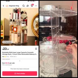 Rotating Cosmetic Organizer 