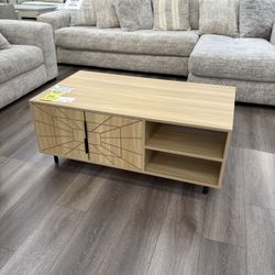 New Light Oak Coffee Table 
