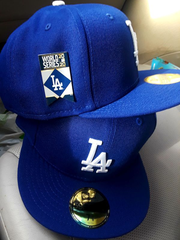 Dodgers world series New Era cap 2020 world series hat pin almost out