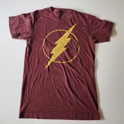 DC Flash logo T-shirt men's size Small 