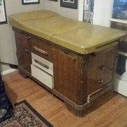 Antique Doctor Exam Table 