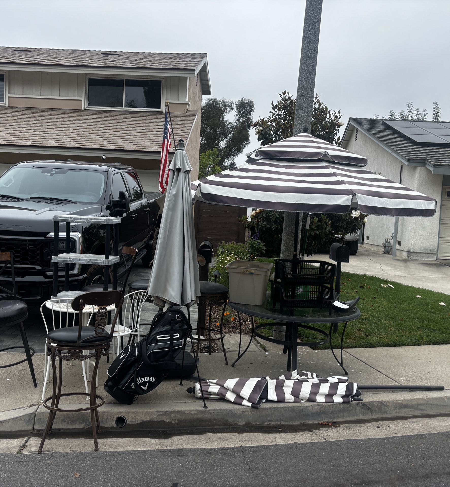 FREE-Outdoor Table, Bar Stools, Bistro Set