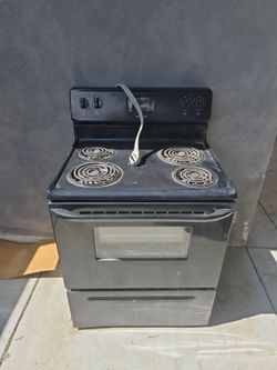 Electric stove.
