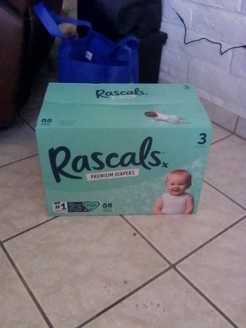 Size 3 Rascals Diapers