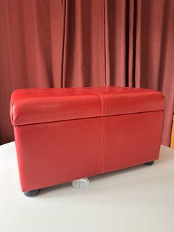 Red Ottoman