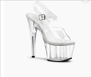 Offer day Stilettos Platform Tacones Sandals  By Pleaser Sexy Than Ever🔥 
Heel: 7"
Size: 5-10