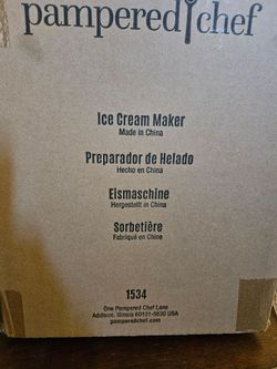 Pampered Chef Ice Cream Maker