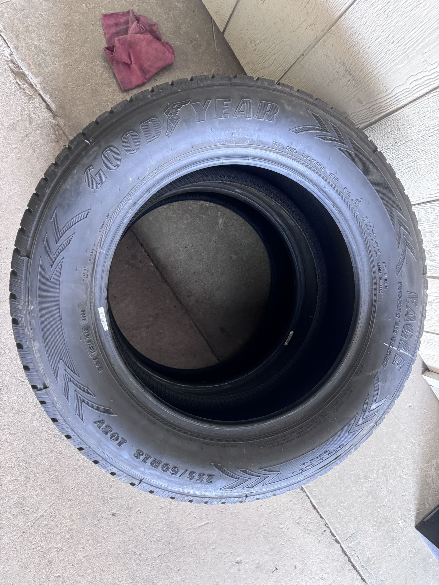 255/60R18 Goodyear Tires