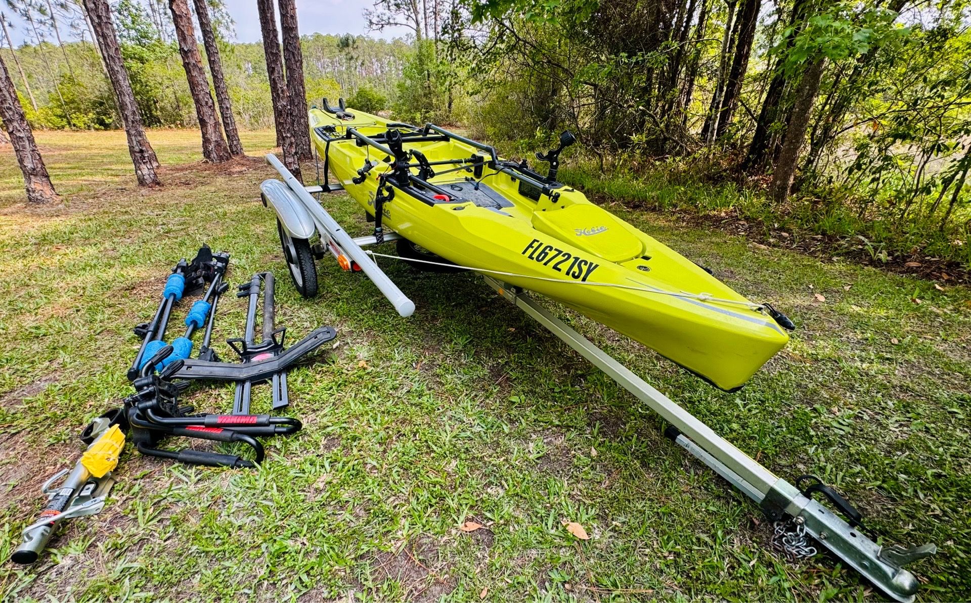 Yakima rack & roll kayak trailer