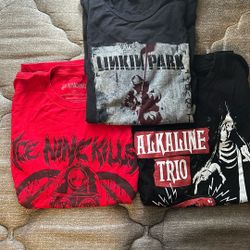 Band Tees (Ice Nine Kills, Linkin Park, Alkaline Trio)