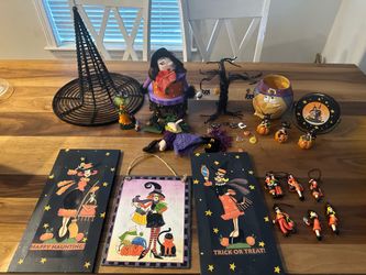 🎃 Halloween Witch Décor Bundle – $30 🎃