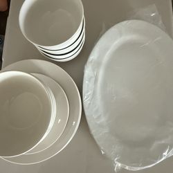 Plates, Bowls, Cake Stand, Candle Holders, Etc.