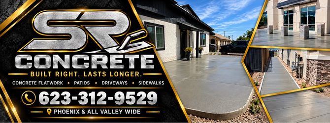Concrete patio