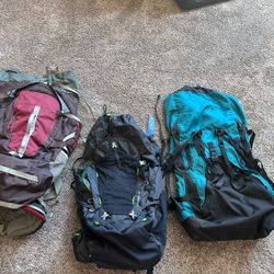 Hiking Backpacks/ youth/adult Kelty, Wander, Lowe Alpine