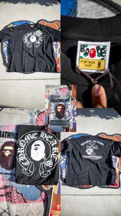Black chrome bape tee