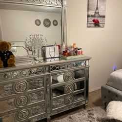 Dresser And Mirror