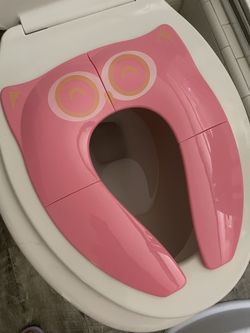 Travel potty seat portable pink