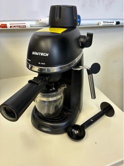 Espresso machine with milk frother