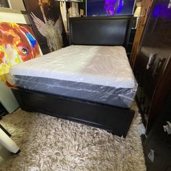 Queen Bed Frame And Mattress 