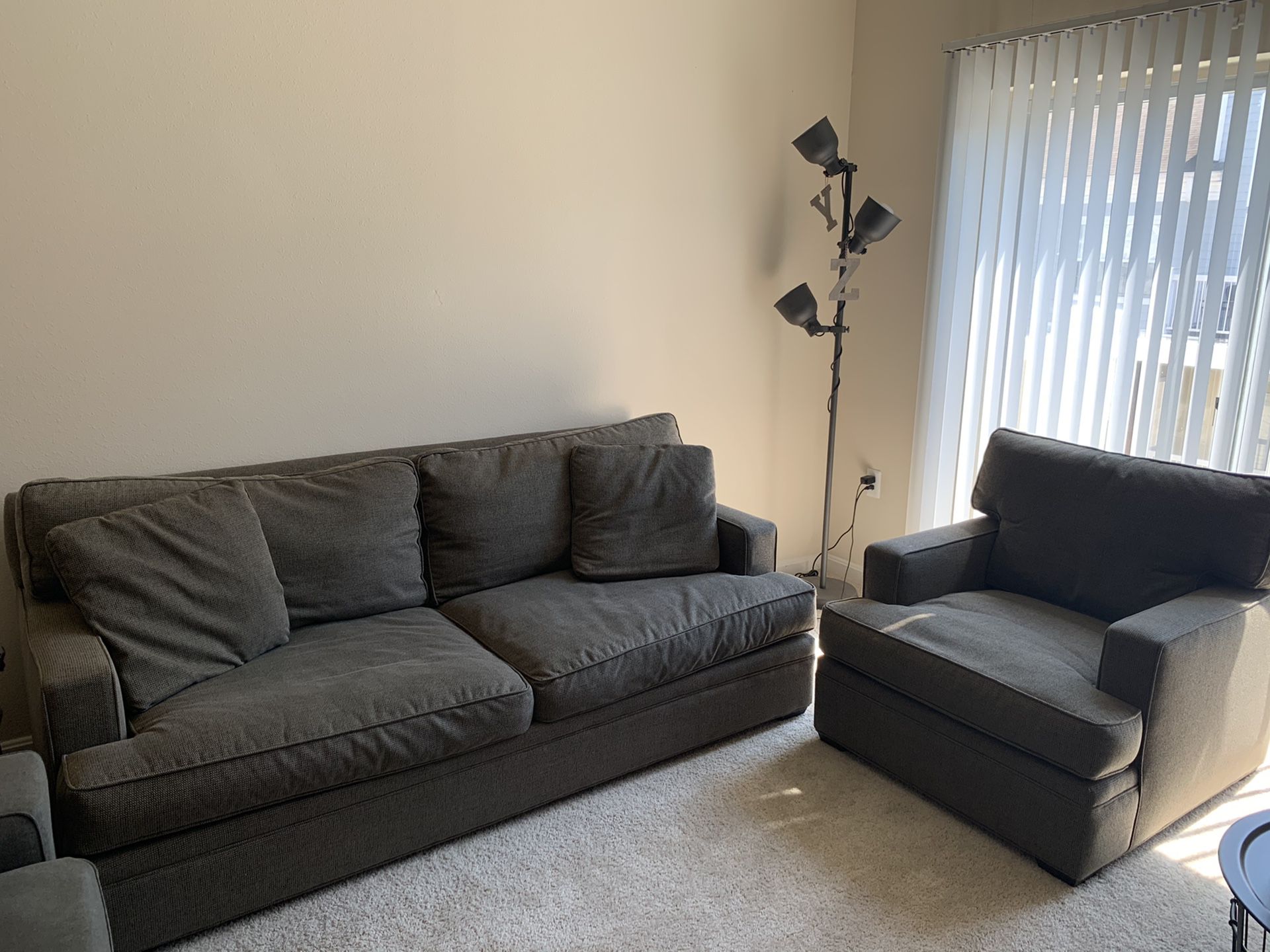 Crate & Barrel Sofa and Chair