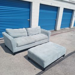 Sofa Ottoman Couch - Delivery Available 