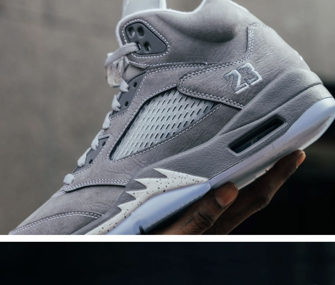 Jordan 5 wolf gray size 10 for 320