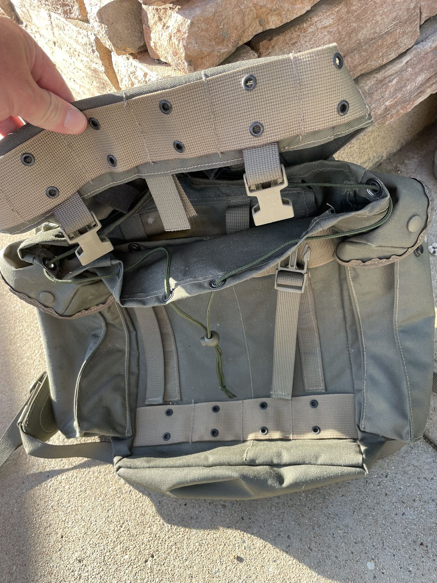 Military Surplus Vintage Backpack 