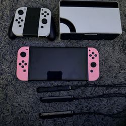 Nintendo Switch OLED pink Joy-Cons full set