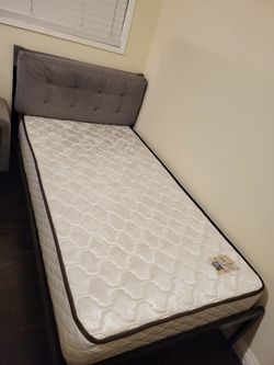 Twin Bed and Mattress