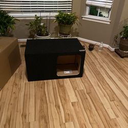15" Single SPL Vented Square Subwoofer Enclosure for Kicker Solo-Baric L5 and L7 Subwoofers
