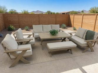 6 Piece Outdoor Furniture Aluminum Patio Set *New in Box Patio Furniture*