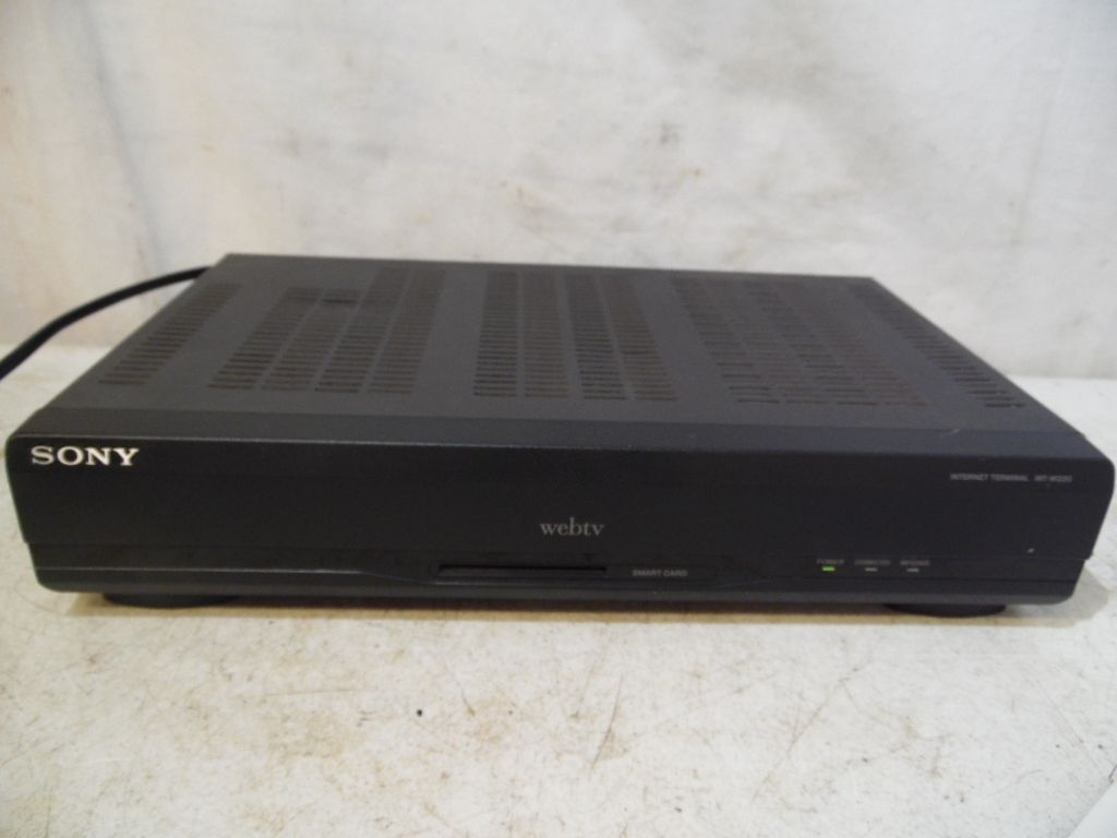 Vintage Sony Web TV Internet Terminal INT-W200 Media Streamer Unit Only USA Made