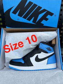 Jordan 1 Retro High UNC Size 10 Nigel Travis Union