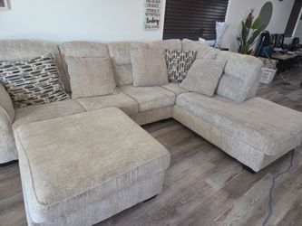 L Shape Sofa With OTTOMAN included