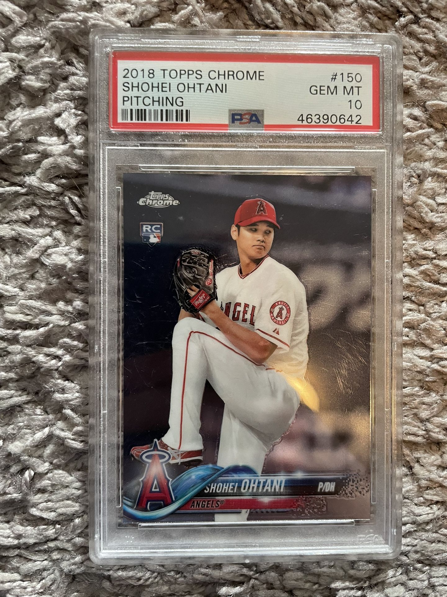 Shohei Ohtani PSA 10 Rookie Chrome Card