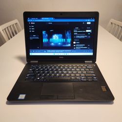 Dell Latitude E7470 laptop computer  13.3-inch 
Intel Core i7-6600U X2 2.6GHz 
8GB RAM
120GB SSD 
Windows 11 pro. Microsoft office installed.  Nothing