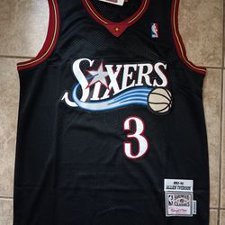 Philadelphia 76ers Jersey Allen Iverson Size XL 