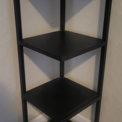 4 Tier Corner Shelf - Black