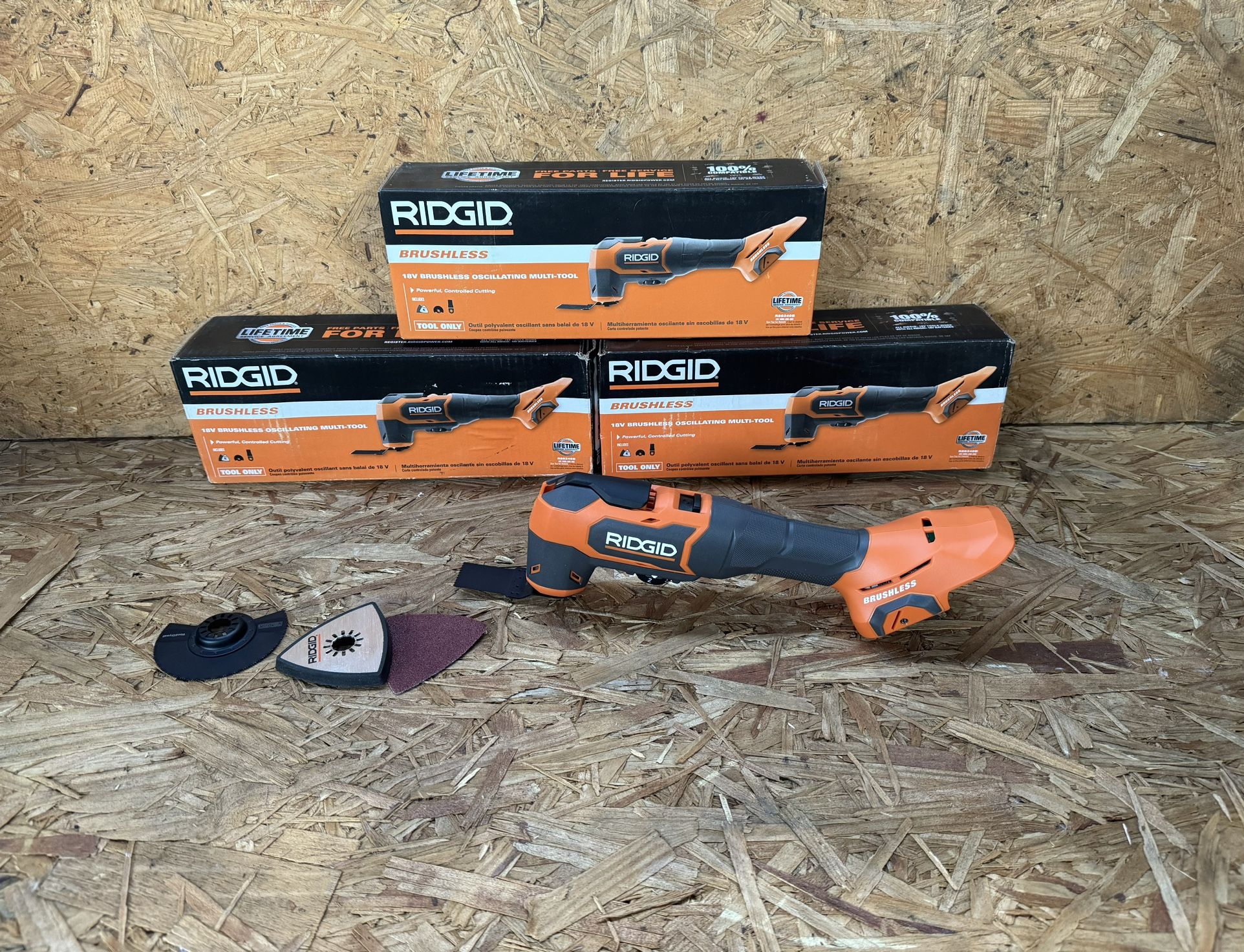 Ridgid 18v Brushless Oscillating Multi-Tool (Tool Only)