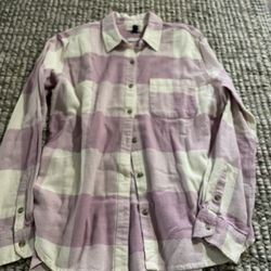 Purple Plaid Shirt
