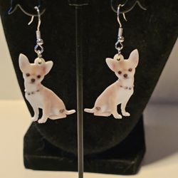 New Chihuahua Dog Earrings 