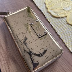 Shiny Gold Kate Spade Wallet