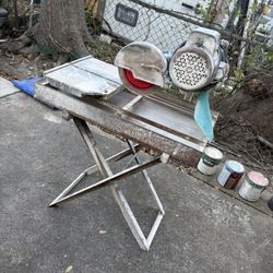 Target Tilematic Tile Saw With 1.5hp Baldor Motor