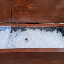 custom ice chest. 200+ qt ice chest. custom